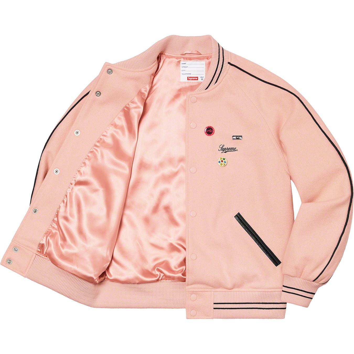 Jamie Reid/Supreme It's All Bollocks Varsity Jacket view 7